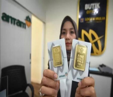 Turun Tipis Harga 1 Gram Emas Hari Ini Di Pekanbaru Dijual Segini